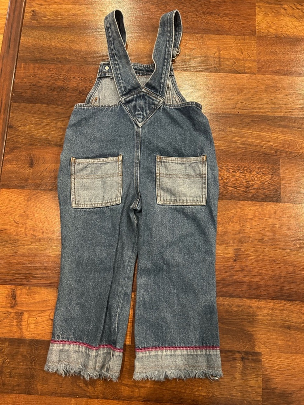Vintage 90s Winnie The Pooh Embroidered Denim Overalls 4T Rare Tigger - Picture 6 of 8